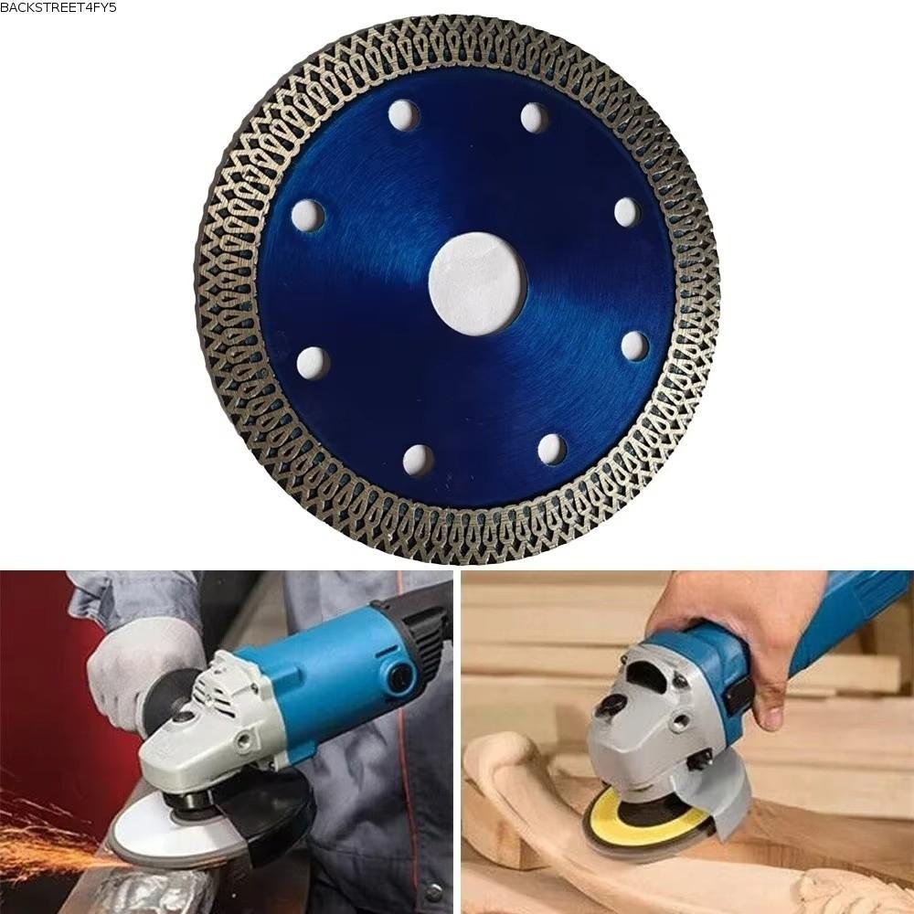 BACKSTAGEEET4FC3 Turbo Diamond Saw Blade, แห้งตัด 105 มม.115 มม.125 มม.หินแกรนิตหินอ่อนตัดแผ่น,ทนทาน