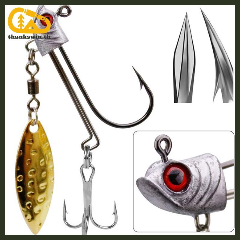 ขอบคุณ Fish Head Hook 1PCS Jig Head Hook ปลาตะกั่ว Hook 7g10g17g Jig Head Fishing Hook th