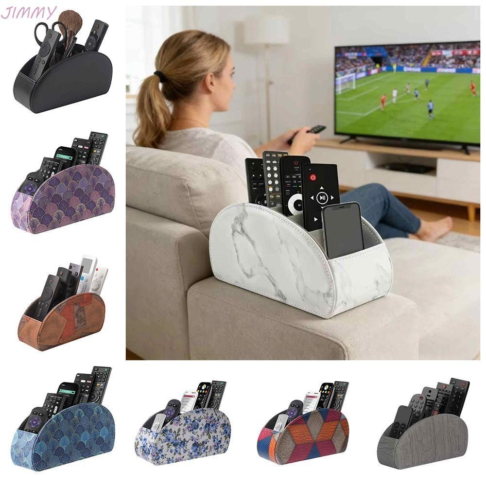 JIMMY Remote Control Holder, PU Leather Universal Remote Control Box, Practical Multifunctional Mode