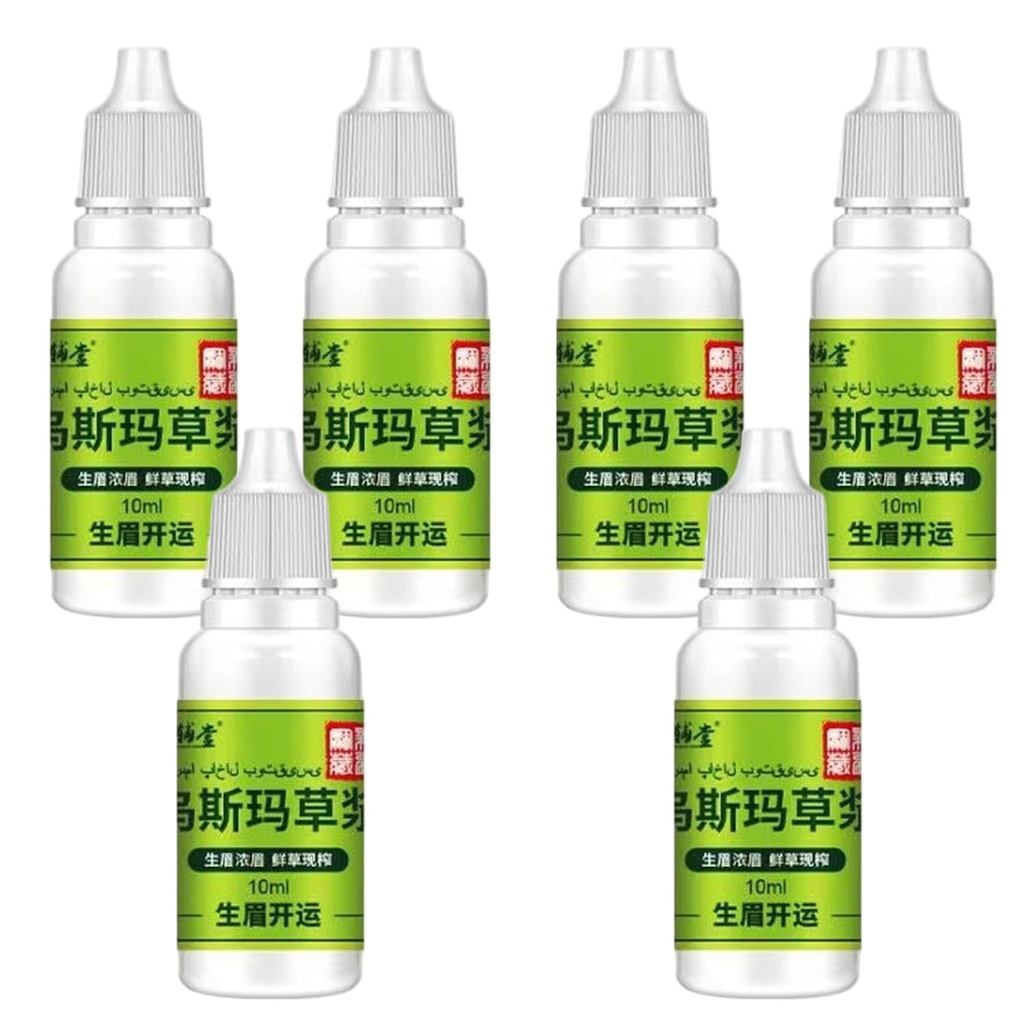 6 ชิ้น Ua Grass Extract Essence, Cilia Growth Nourishing Liquid สําหรับคิ้วขนตาผม|
