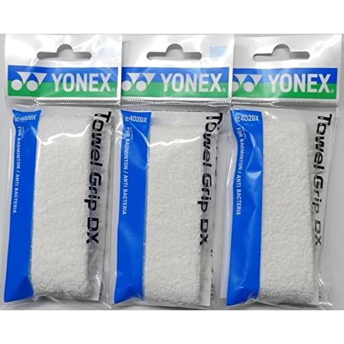 YONEX YONEX Towel Grip DX(1 Pieces ) White ×3 Piece Set AC402DX-011-3SET