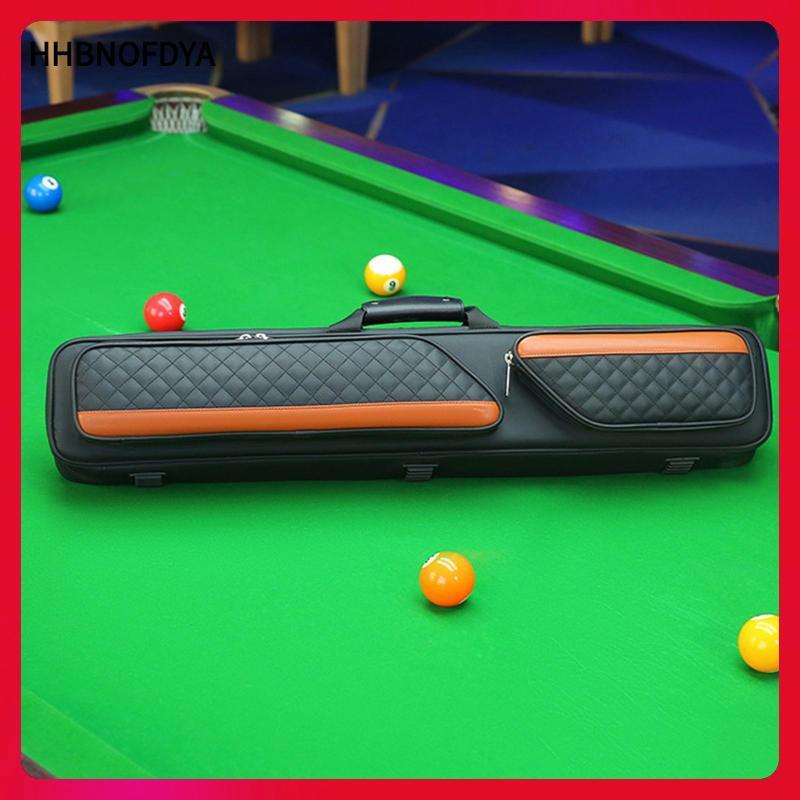 [hhbnofdya] Pool Cue Case Container 1/2 Snooker Pool Cue Bag กระเป๋าเก็บก้านบิลเลียด