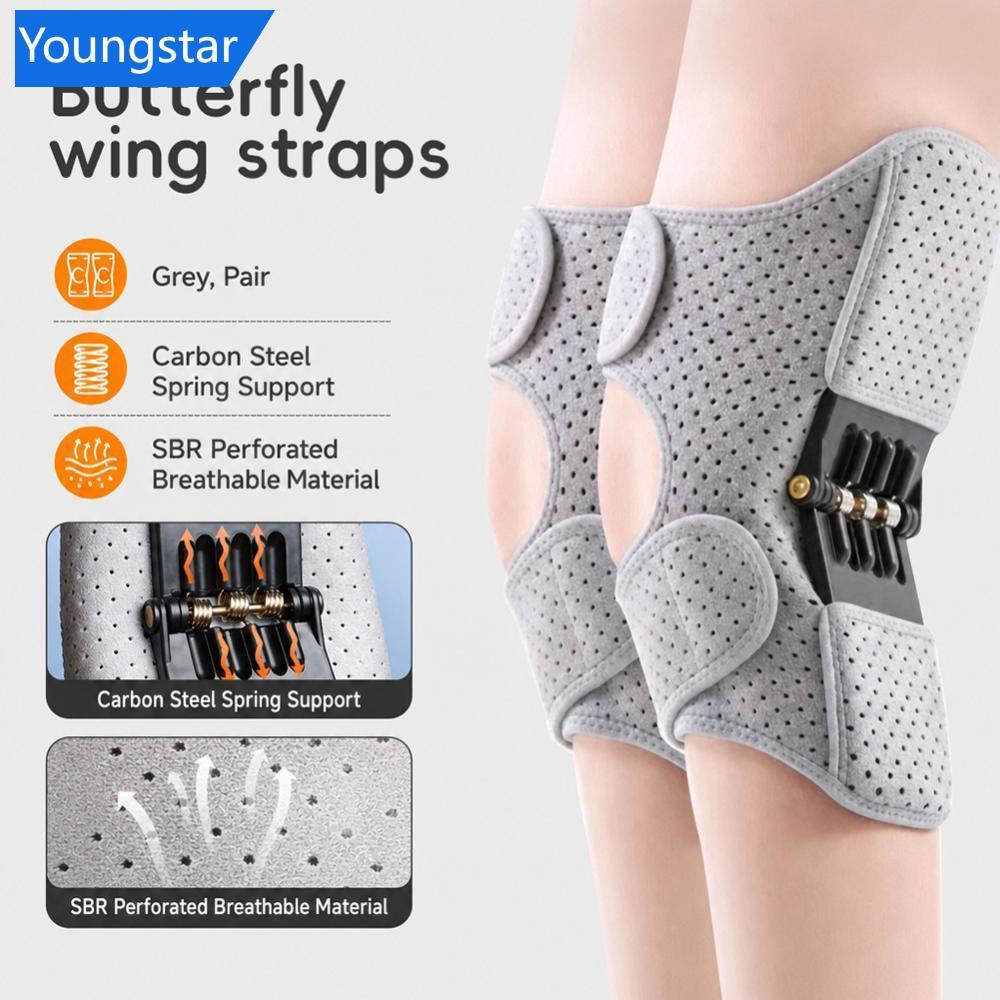 FYY Joint Support Knee Pad Non-slip Lift Pain Relief สําหรับเข่า Power Spring Force Stabilizer เข่า 