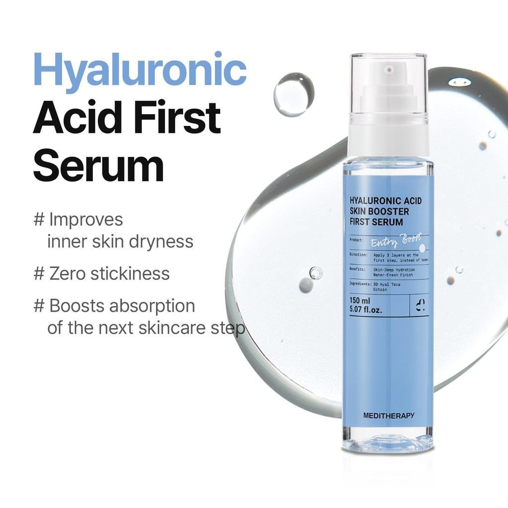 MEDITHERAPYHyaluronicAcidSerum5.07floz|เกาหลีเซรั่มบํารุงผิวหน้าสําหรับPlumpDewyGlass,DeepHydratingM
