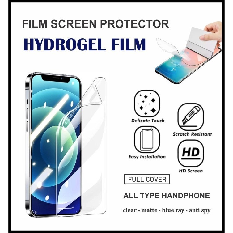 ANTI SCRATCH HYDROGEL สําหรับ VIVO S1 V20 V20SE V21 V23 V25 PRO Y15 Y15S Y01 Y19 Y17 Y12 Y15 Y12i Y1