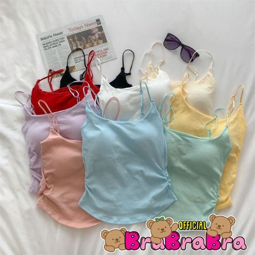 [ส่งจากไทย] 𝑩𝒓𝒂𝑩𝒓𝒂𝑩𝒓𝒂 #bra-326 บราสายเดี่ยว สายเดี่ยวฟองน้ำเสื้อสายเดี่ยว เสื้อตัวยาว มีฟองน้ำในตัว ใส่สบาย