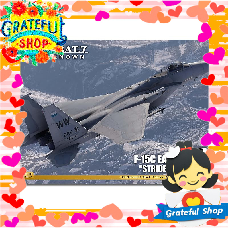 Hasegawa Creator Works Series Ace Combat 7 Skies Unknown F-15C Eagle Strider II 1/48 Scale Plastic M