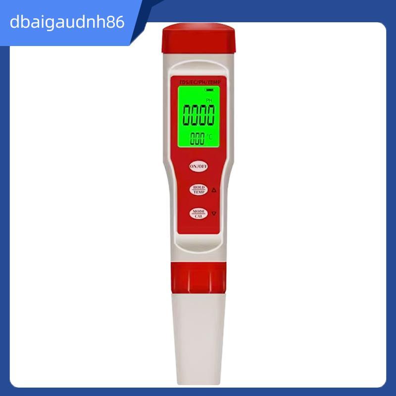 READY STOCK Digital 4 in 1 Water Quality Monitor Tester for Pools Drinking Water Aquariums- PH Meter
