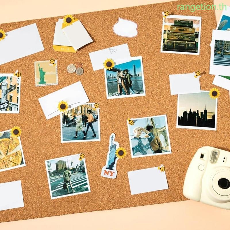 RAN 20 50 80 ชิ้นดอกไม้ Push Pin สําหรับ Bulletin Board Cork Board Tacks Drawing Pin