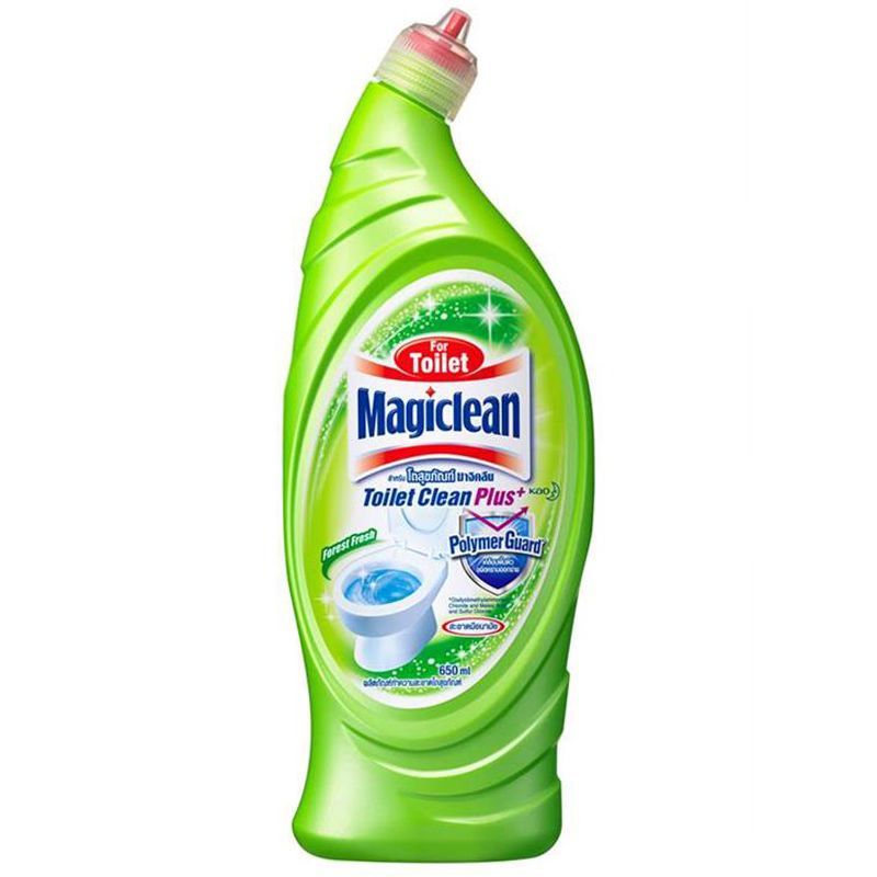 มาจิคลีนผลิตภัณฑ์ทำความสะอาดโถสุขภัณฑ์ 650มล. Magiclean Toilet Clean Plus 650ml.