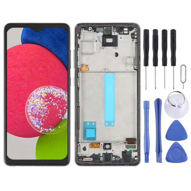 ถึงการจัดส่ง หน้าจอ LCD OLED ขนาด 6.33 นิ้วสําหรับ Samsung Galaxy A52s 5G SM-A528 Digitizer Full Ass