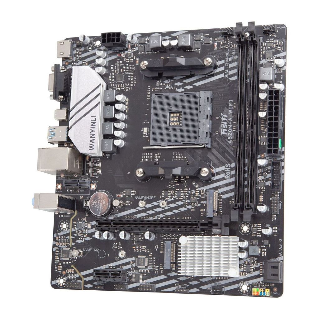 เมนบอร์ด WIFI รองรับ 5600GT/5700X cpu เมนบอร์ดคอมพิวเตอร์ AMD ใหม่ล่าสุด