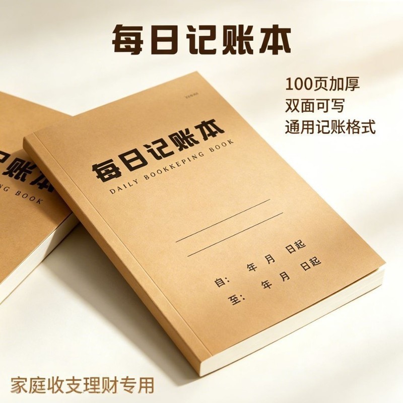พร้อมสต็อก Daily Diary Ledger Handbook Fine Ledger Business Ledger with Date Multi-Function Flowing 