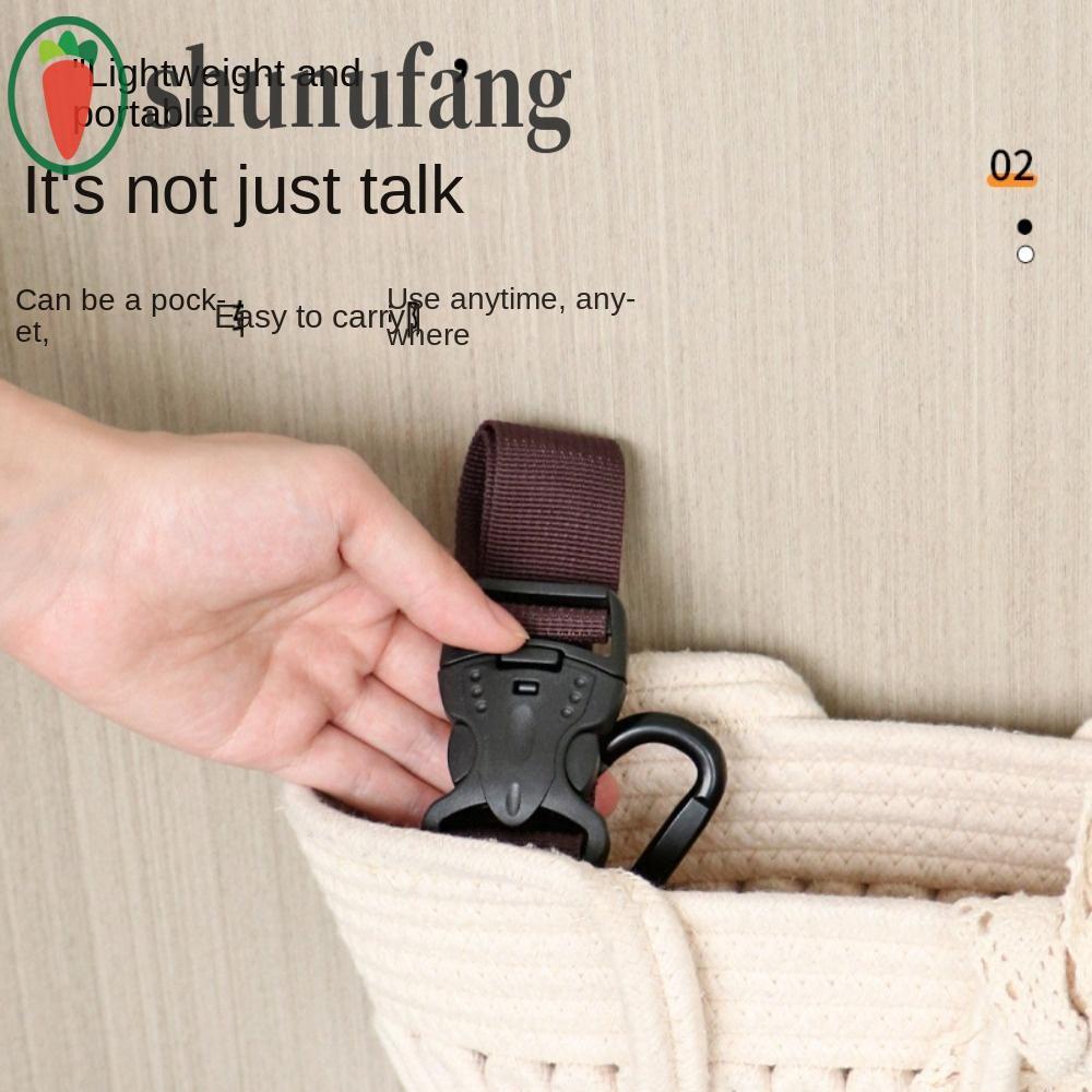 UNUF Travel Baggage Ties, Baggage Lock Hooks Suitcase Bag Straps, Fashion Adjustable Belts Nylon Han