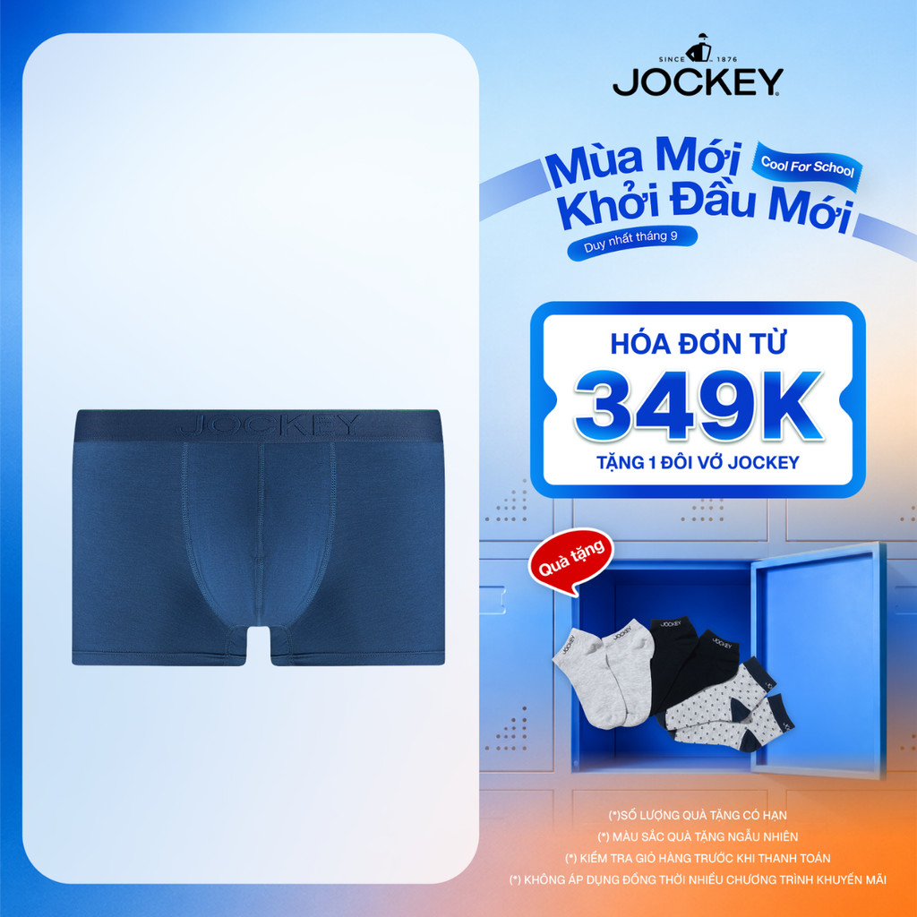 กางเกงในวิสคอสผู้ชาย Jockey รสมิ้นต์เป็นทรง trunk - J4112