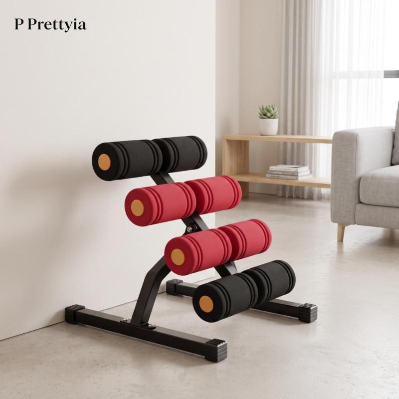 P Prettyia Multi-Functional Inversion Stool อุปกรณ์ออกกําลังกายสําหรับ Home Fitness ยืดลึก Headstand Bench พร้อมกรอบเหล็กเสถียร — صورة 3