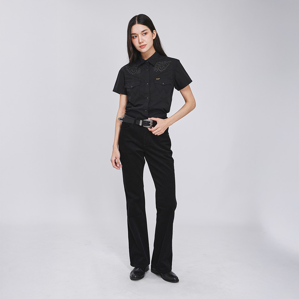 WRANGLER เสื้อเชิ้ตแขนสั้นผู้หญิง คอลเลคชั่น Beyond Indigo รุ่น WR S426WSHSN26 — صورة 5