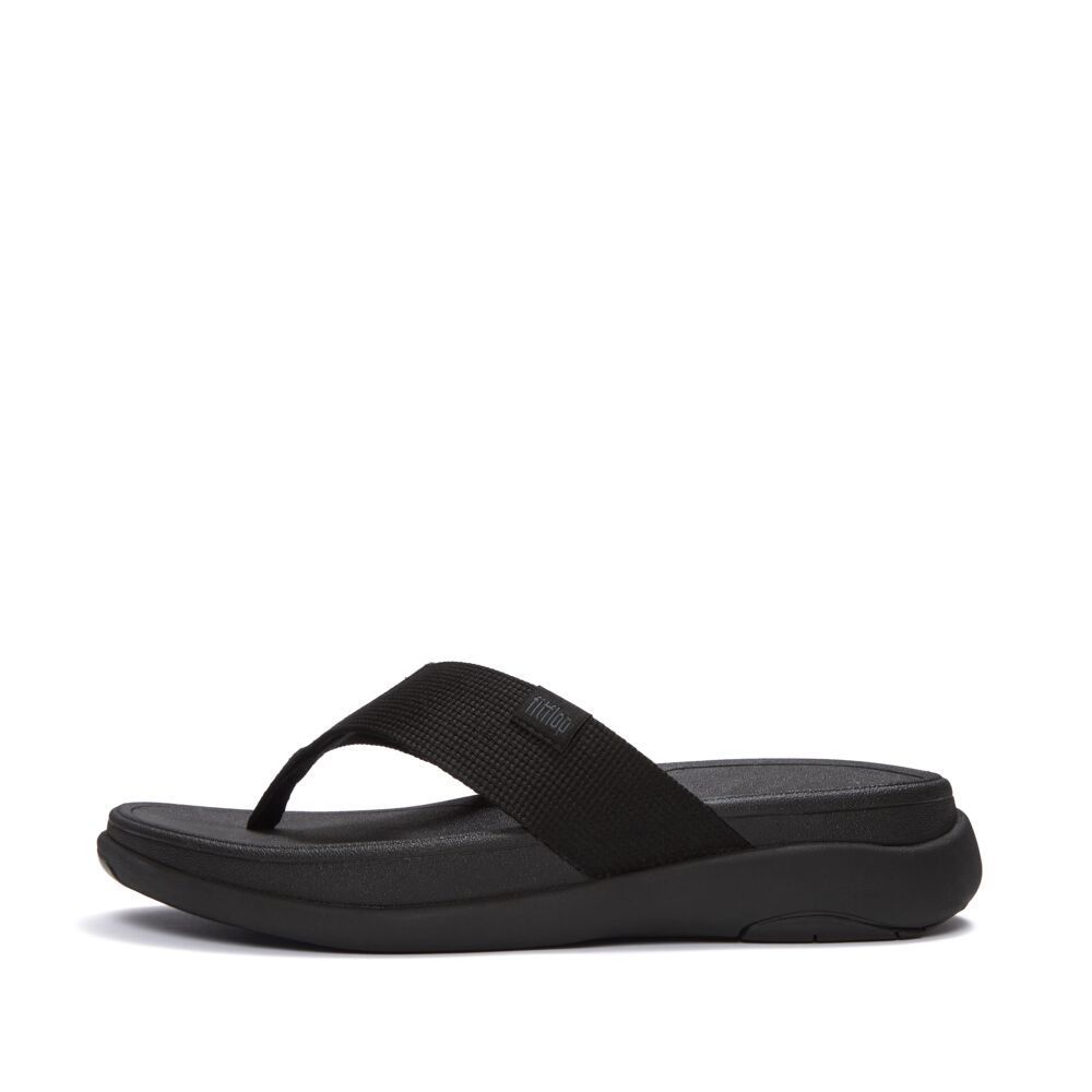 FITFLOP شبشب إصبع رجالي F-Mode GO — أسود