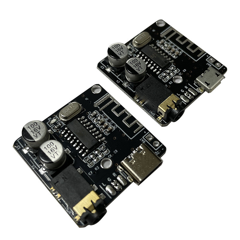 DIY โมดูลรับสัญญาณเสียง Bluetooth 5.0 Type-C MP3 บอร์ดถอดรหัสบลูทูธลําโพงเครื่องเสียงรถยนต์เวอร์ชั่นใหม่