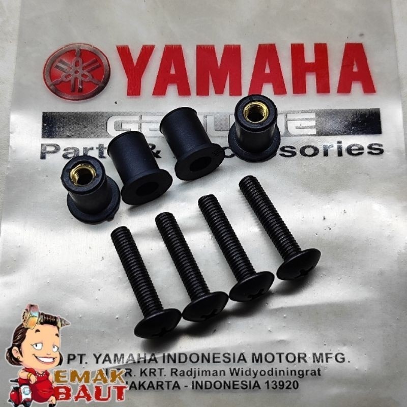 Yamaha Nmax New Nmax Oldi Aerox Lexi Xride Visor Bolts and Nuts