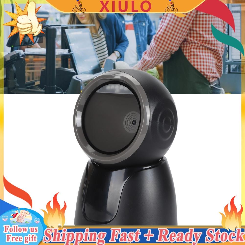 Xiulo XIULO-TH 1D 2D QR BARCODE SCANNER NEMNIDIORIECTIONAL HARDSFREE AUTOMATION USB Reader การเชื่อม
