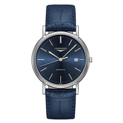 Longinesas Mens Watch Magnificent Large Dial Mechanical Watch นาฬิกาผู้ชาย L4.922.4.92.2