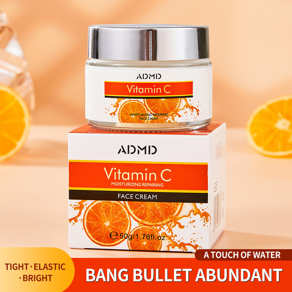 ADMD Vitamin c Moisturizing Cream ครีมบํารุงผิวให้ความชุ่มชื้นเครื่องสําอาง 25.9.21