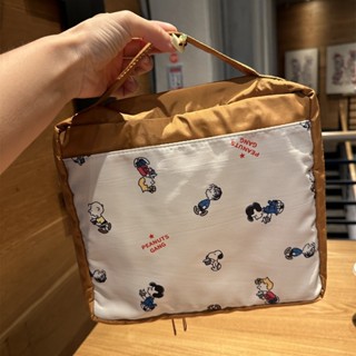 การ์ตูนน่ารักพิมพ์สุนัขพับกระเป๋าเครื่องสําอางออกนอกบ้านเดิน…