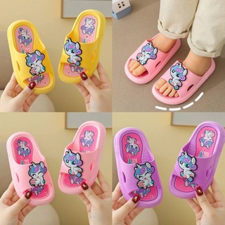 รองเท้าแตะเด็ก🌈ลายการ์ตูน🌈น้ําหนักเบา แบบสวม พื้นนุ่ม พื้นกันลื่น ลายMy Little Pony พร้อมส่ง🍭 จากไทย