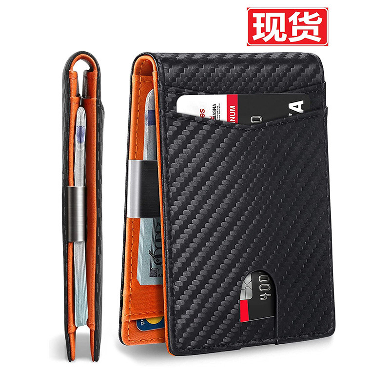 12 ช่องใส่การ์ดกระเป๋าสตางค์ผู้ชายผู้ถือบัตร RFID Dollar Clip กระเป๋าสตางค์ผู้ชาย 2025.09.22