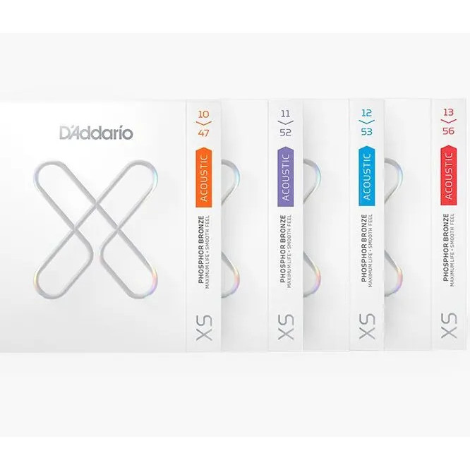 D'ADDARIO สายกีต้าร์โปร่ง DAddario XS, Phosphor Bronze