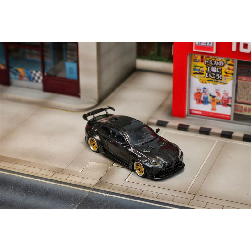 SW 1:64 M4 ADRO Body Kit FOSHAN AIT 2025 Full Carbon Black Limited499 รถโมเดลDiecast