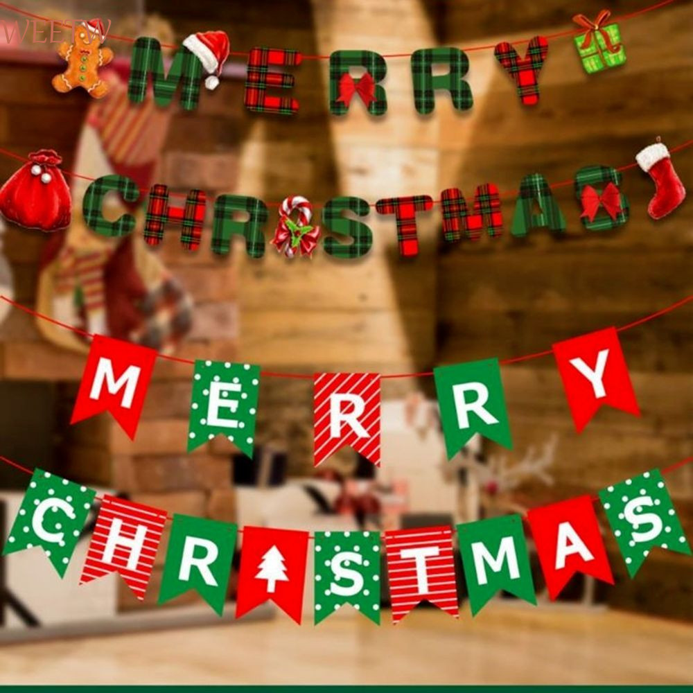 WEEKW พวงมาลัยการ์ตูน 3 ม. สําหรับจี้บ้าน Xmas สําหรับแขวนตกแต่งคริสต์มาส