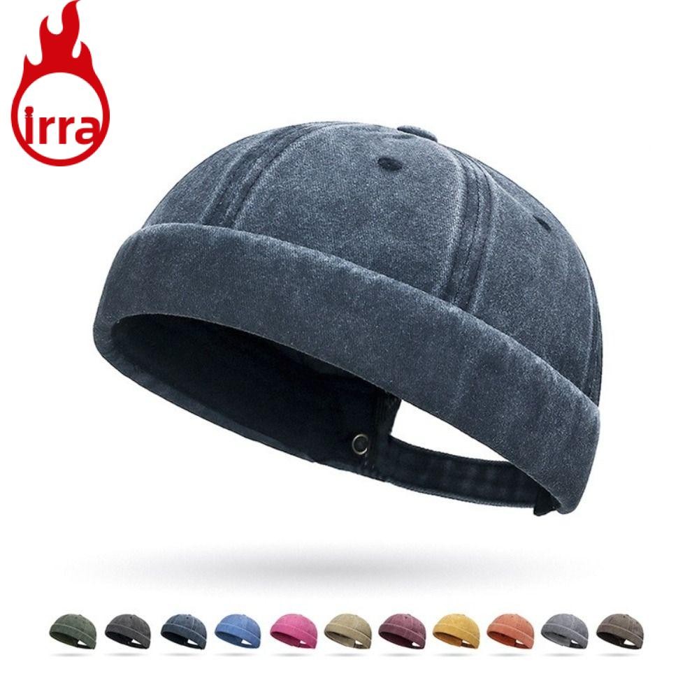 หมวกBeanieสไตล์ฮิปฮอป ไม่มีปีก ทำจากผ้าฝ้าย สำหรับผู้ชาย
