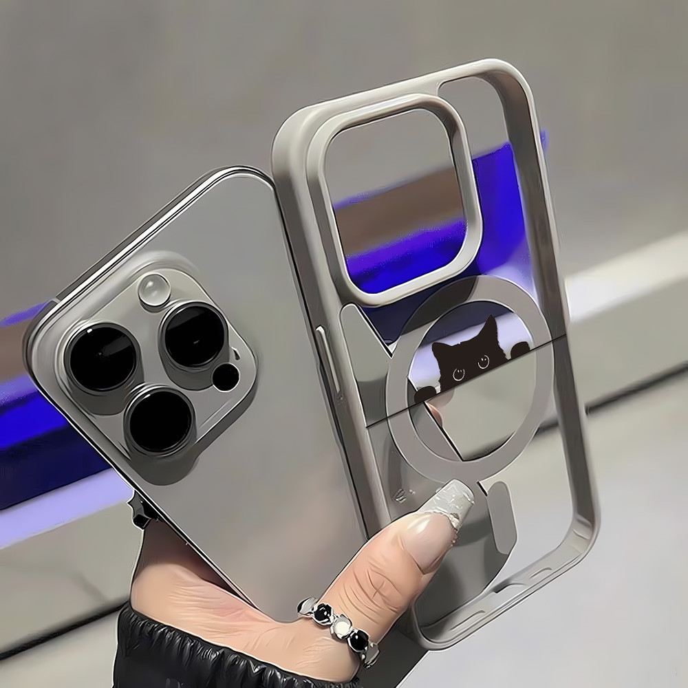 Magnetic เคสโทรศัพท์ for iphone 13 11 17 Pro Max เคส ไอโฟน11 16 15 14 12 pro max iphone 17 Air 13 15 16 Pro อะคริลิค เคส - รูปที่ 6