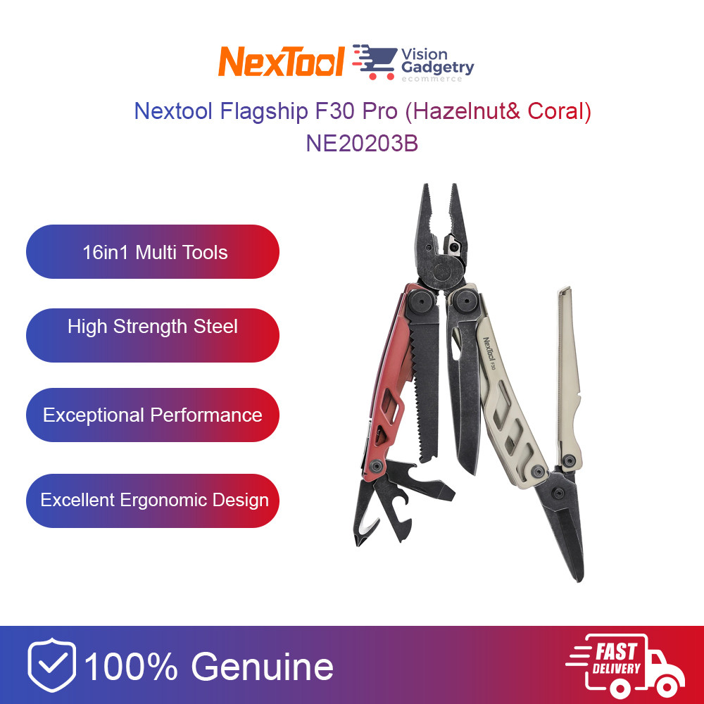 Nextool Flagship F30 Pro Multi Tools 16 in 1 NEX-Scisors System NE20203B