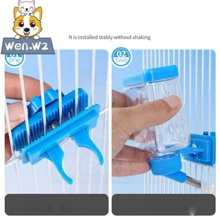 wen.W2 นกใช้เครื่องให้อาหารอัตโนมัตินกแก้วนกแก้วอุปกรณ์เสริมใต้น้ำ ที่ป้อนน้ำนก