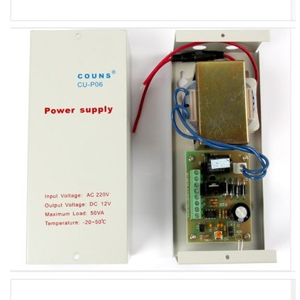 COUNS COUNS P06 C Access Control Power Controller Access Control แหล่งจ่ายไฟ 12V3A 5A แหล่งจ่ายไฟ
