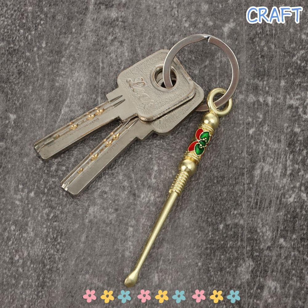 CRAFT เครื่องมือทําความสะอาดหู Outdoor Retro Brass Dragon Curette Cleaner Ear Pick