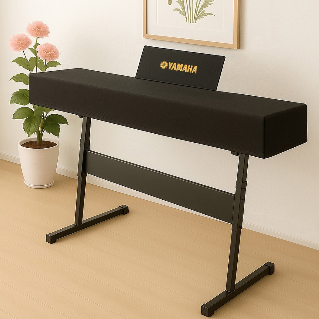 ฝาครอบเปียโน Non-Linting สำหรับ Yamaha PSR-E383 และ Roland FP30 กันน้ำ 88 คีย์