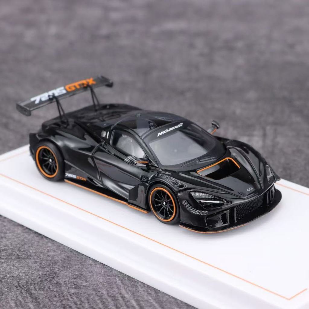 CmModel 1: 64 McLaren 720S GT3X Premium Alloy Car Model จําลอง Supercar Racing Car Collection