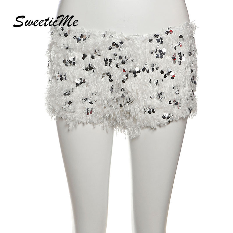 กางเกงขาสั้นเอวต่ำแบบเซ็กซี่สำหรับผู้หญิง SweeticMe ปี 2025 - รูปที่ 5