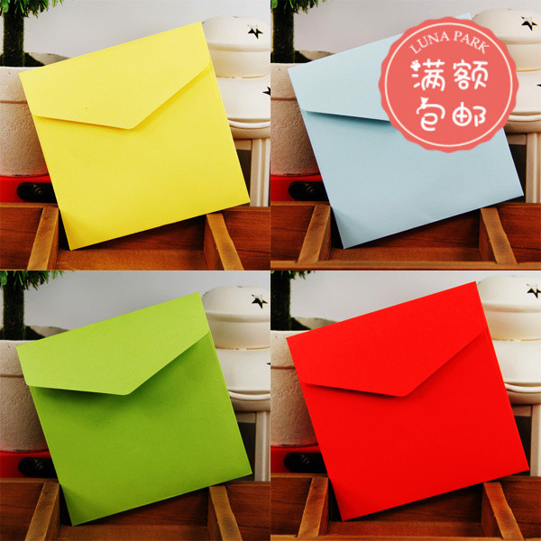 10x10 ซม.สแควร์ 130g สีสมาชิกการ์ดการ์ดอวยพร Square Fire Lacquer Seal สติกเกอร์ซองจดหมายขนาดเล็ก 13 