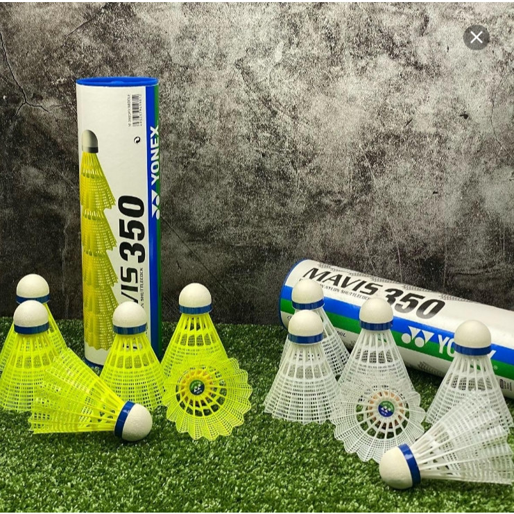 ลูกแบดมินตัน ลูกแบดมินตันพลาสติก Yonex Mavis 350(1 หลอด มี 6 ลูก)