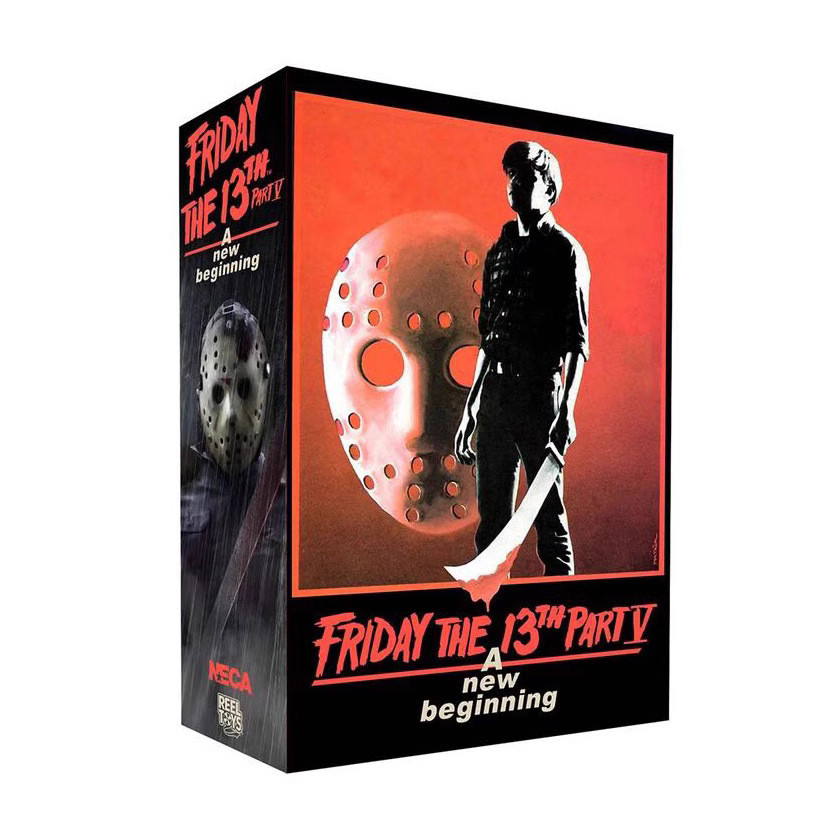 NECA Black FRIDAY FRIDAY THE 13 Jason Deluxe Edition 1980 Edition โมเดลฟิกเกอร์ [จัดส่งด่วน]