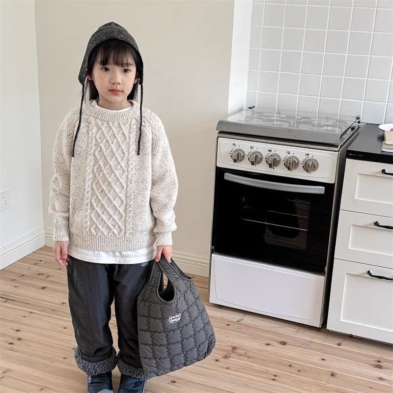 กางเกงกันหนาวสำหรับเด็ก ออกแบบใหม่ มาพร้อมซับในขนแกะหนามาก สวมใส่สบาย เหมาะกับอากาศหนาวทั้งชายและหญิง - รูปที่ 7