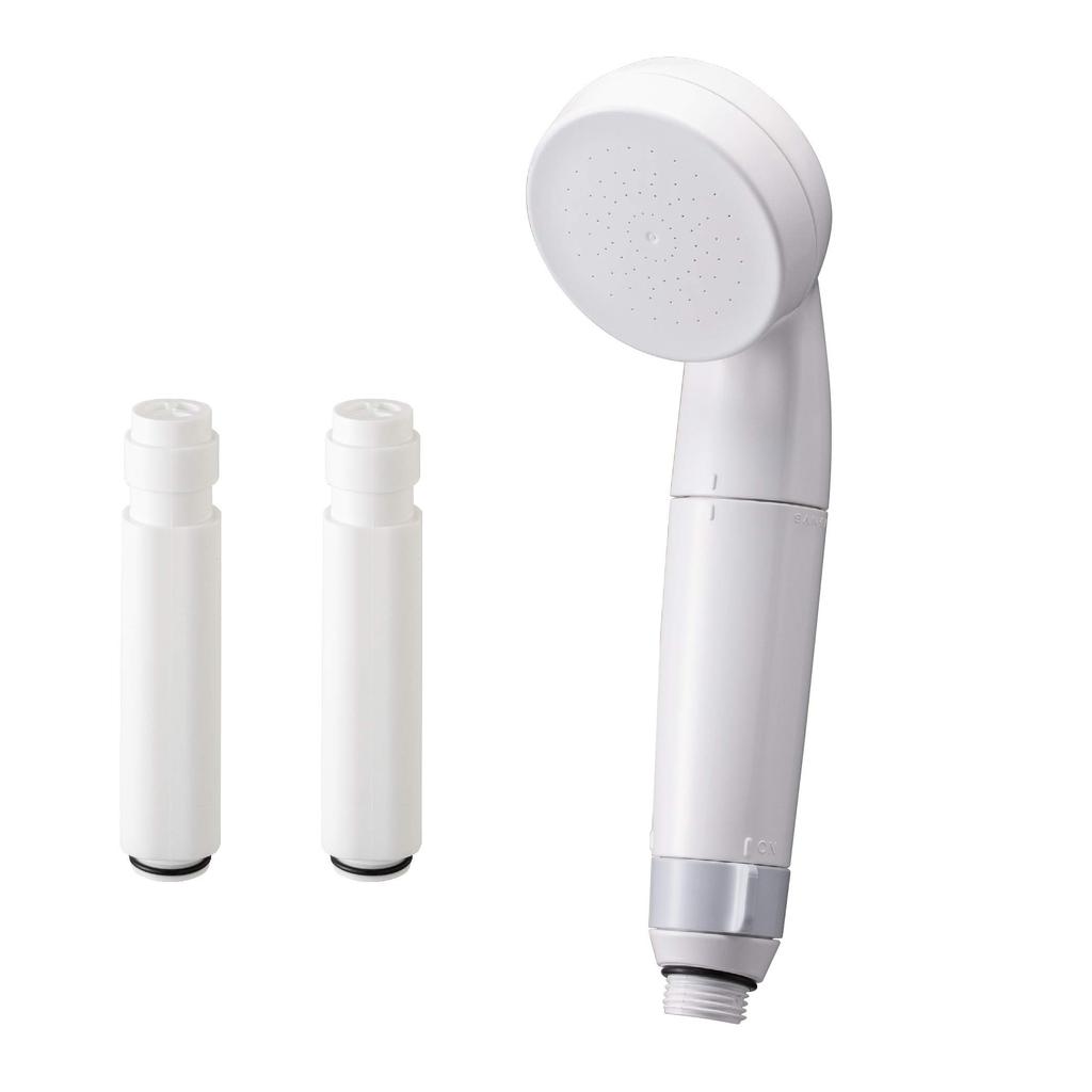 【.co.jp Exclusive】SANEI Water Purifying Switchable Shower with 2 Cartridges for Residual Chlorine Re
