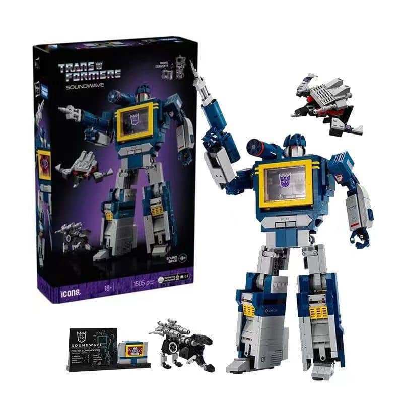 BELA Transformers Soundwave 10358 | ทรานส์ฟอร์เมอร์ ซาวด์เวฟ ของเล่นหุ่นยนต์ ตัวต่อบล็