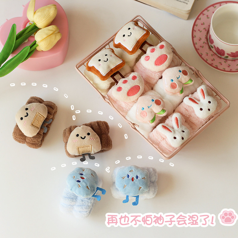 ตุ๊กตาแหวนคาดศีรษะจากผ้าขนหนู กันน้ำสำหรับฤดูใบไม้ร่วงและฤดูหนาว สำหรับผู้หญิง