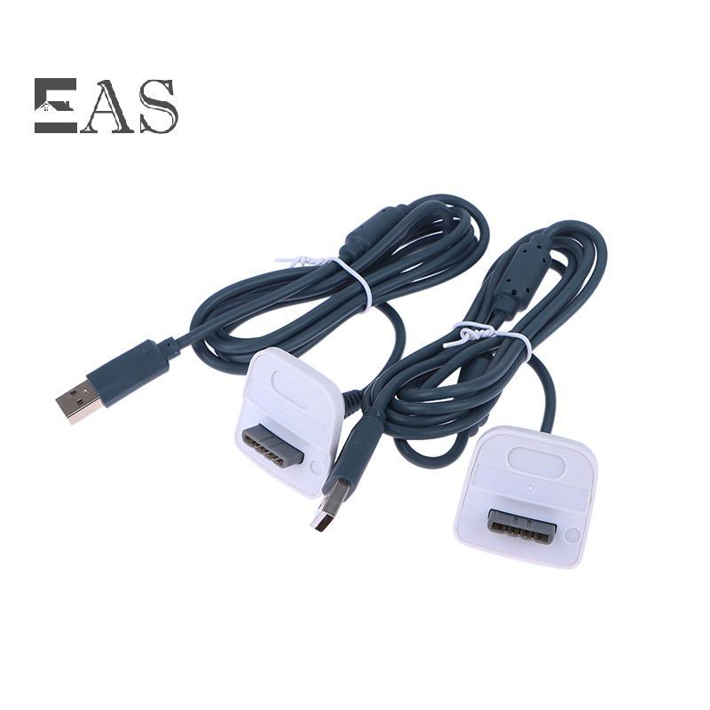 [EA] สําหรับ XBOX 360 คอนโทรลเลอร์ไร้สายอุปกรณ์เสริมสายเคเบิลเชื่อมต่อ 1.5M USB Play สายชาร์จสายไฟ T